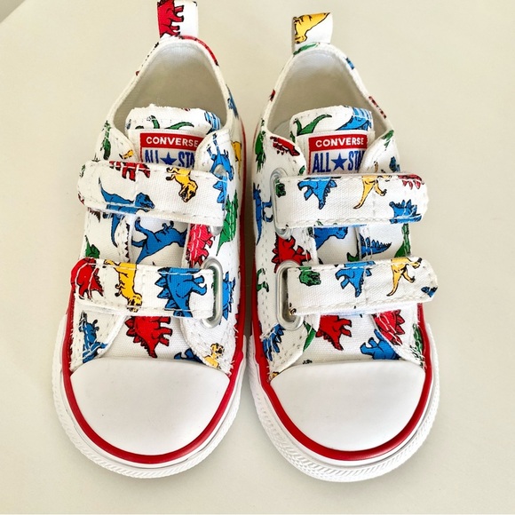 Converse Dinosaur Chuck Taylor All Star Toddler 7 New - Picture 4 of 10